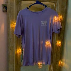 Youth large purple southern fried cotton t shirt